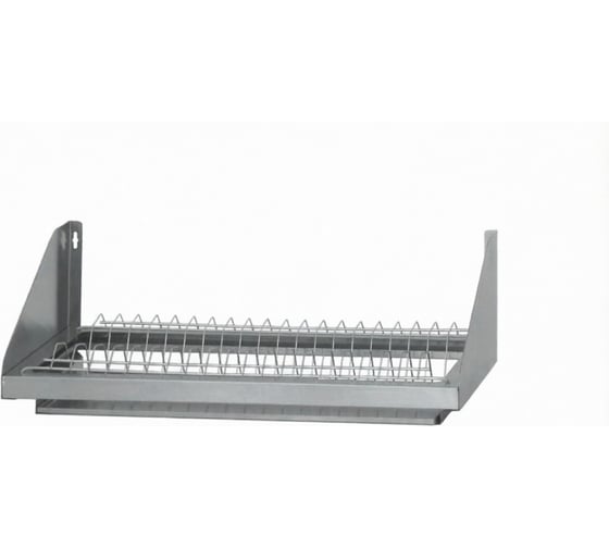 Полка для сушки посуды Mecon ПСП - 600*300*180 Base, цинк, сетка тарелки (поддон) ПСП-B603018т-п