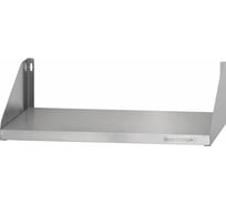 Полка навесная открытая Mecon ПНОн - 800x300x180 Norma Inox, нержавеющая сталь, сплошная ПНО-NIn803018-С