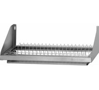 Полка для сушки посуды Mecon ПСП - 1000x300x180 Base, цинк, сетка для тарелок (с поддоном) ПСП-B1003018т-п