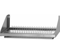 Полка для сушки посуды Mecon ПСПн - 1000x300x180 Norma Inox, нержавеющая сталь, сетка для тарелок (с поддоном) ПСП-NIn1003018т-п