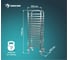 Тележка-шпилька ТШГр Mecon Retail, 15 уровней гастроемкостей GN1/1 383x550x1735 ТШГ-R383551735/15-1/1 2