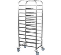 Тележка-шпилька ТШПр Mecon Retail, 12 уровней противней 400x600 460x615x1600 ТШП-R46615160/12-6040