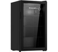 Шкаф холодильный со стеклом COOLEQ TBC-85N ЧЕРНЫЙ G0827