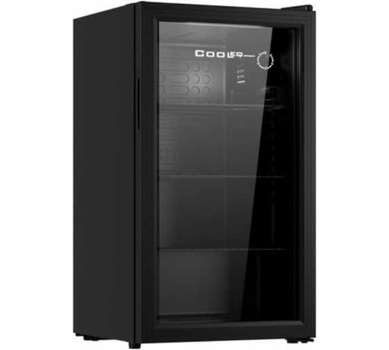 Шкаф холодильный со стеклом COOLEQ TBC-85N ЧЕРНЫЙ G0827
