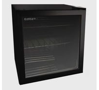 Шкаф холодильный со стеклом COOLEQ TBC-46 ЧЕРНЫЙ B8509