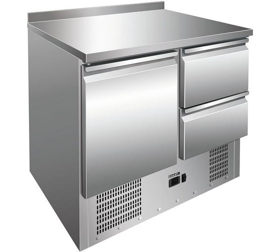 Стол холодильный COOLEQ S901-2D бортик, 2 ящика F7641