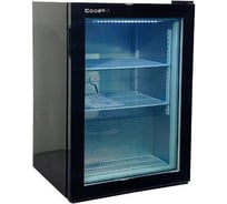 Шкаф морозильный COOLEQ со стеклом UF100G ЧЕРНЫЙ A3997
