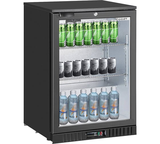Шкаф холодильный барный COOLEQ BF-140h черный G0868