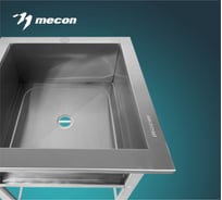 Ванна моечная Mecon ВМСр - 500 Retail, отв. д/смесит. ВМС-1R50
