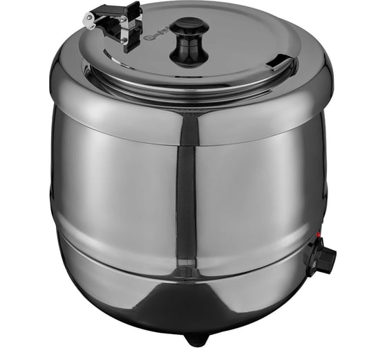 Мармит-горшочек для первых блюд Bufett HEK 541 10л, 400Вт, серебряный 641541