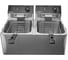 Фритюрница электрическая Bufett CFR 141 двойная 2x8л, с двумя коризинами, 2х3250Вт 641141 1