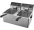 Фритюрница электрическая Bufett CFR 141 двойная 2x8л, с двумя коризинами, 2х3250Вт 641141 2