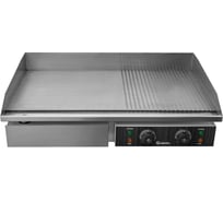 Поверхность жарочная Bufett CGL 131R электрическая, рифленая и гладкая, 4400Вт, 641131