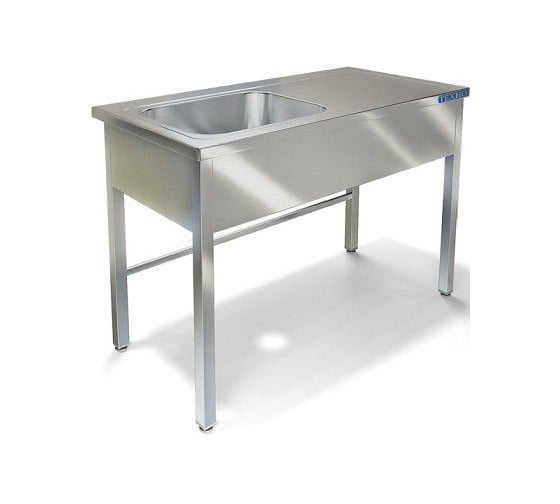 Стол производственный ООО ПФ ТЕХНО-ТТ Без борта, с одной ванной моечной СП-530/1000Л