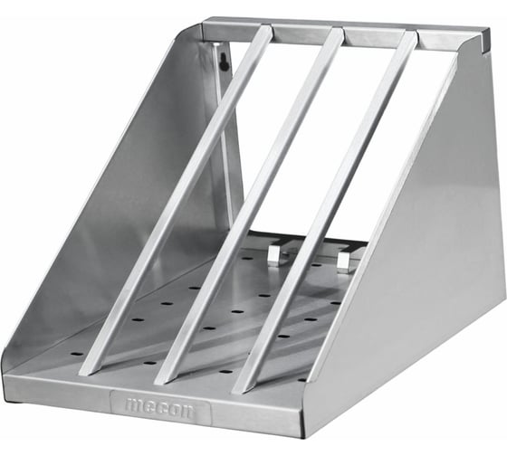 Сушка для досок вертикальная Mecon СДВн - 300х400х260 Norma Inox, нерж. сталь, 4 ячейки СДВ-NIn304026-4-п