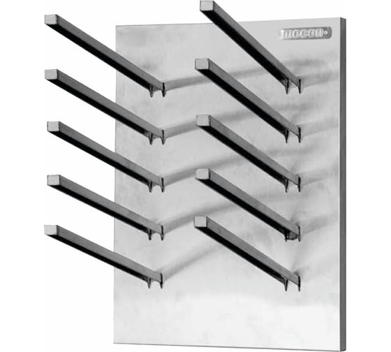 Сушка для досок горизонтальная Mecon СДГн - 300*300*400 Norma Inox, нерж. сталь, 5 ячеек СДГ-NIn303040-5
