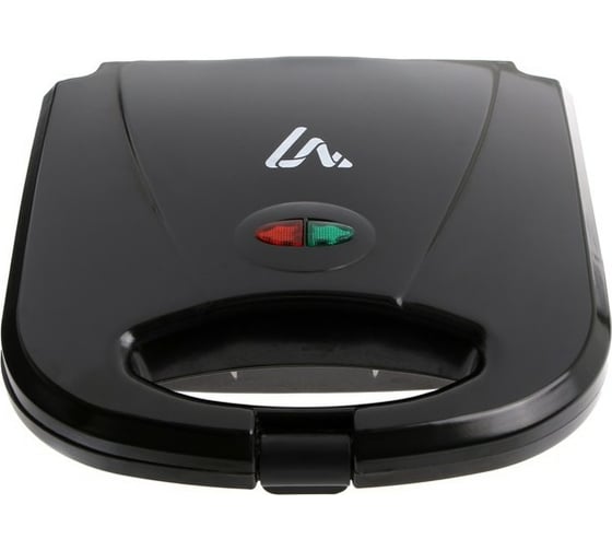 Электровафельница LUAZON LT-09, 750 Вт, венские вафли, антипригарное покрытие, черная 6997702