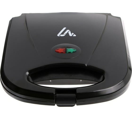 Электровафельница LUAZON LT-08, 750 Вт, орешки, антипригарное покрытие, черная 3548898