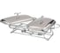 Двойной мармит Agness 1,5/1,5 л, 49,5х30х16 см 907-203 1