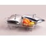 Двойной мармит Agness 1,5/1,5 л, 49,5х30х16 см 907-203 2