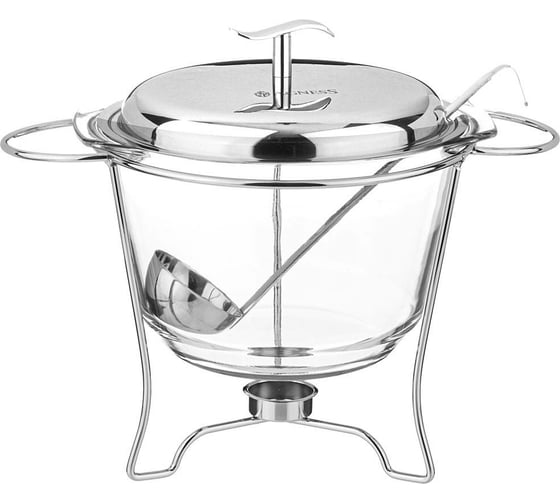 Мармит с половником Agness 3,9 л, 32,5х27х24 см 907-214 1