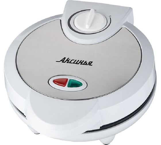 Вафельница Аксинья КЛАССИКА КС-5001 белая, 1100 Вт 0R-00004820