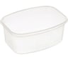 Одноразовый контейнер ЮПЛАСТ 500 мл, комплект 100 шт., без крышки, 138x102 мм, прозрачные, пп 607536
