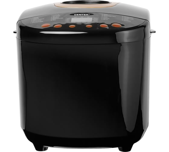 Хлебопечка Centek 900 г, 650 Вт, 19 программ (йогурт, джем, кекс), LCD, отсрочка CT-1406 Black