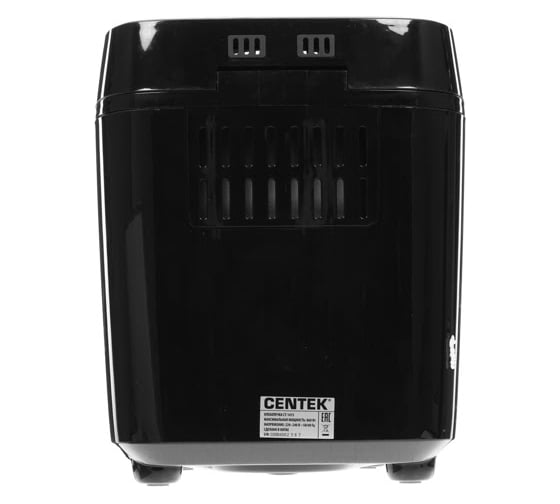 Хлебопечка Centek большой объем 1500 г, 860 Вт, 15 программ, таймер, LCD, окошко CT-1415 Black