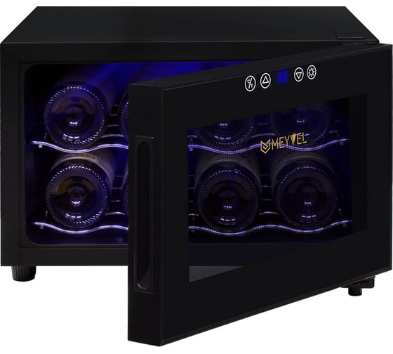Термоэлектрический винный шкаф Meyvel MV08-BF1 easy 980041