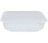 Одноразовые контейнеры OfficeClean 750 мл, набор 100 шт., без крышек, 186x132x50 мм, ПП, прозрачные 321693