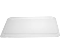 Крышки для одноразовых контейнеров OfficeClean 108x82x8 мм, набор 100 шт., ПП, прозрачные 303070