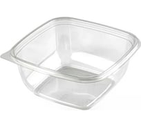 Контейнер ЮПЛАСТ ЮПК-1616 875 мл, 160х160х69 мм, прозрачный, PET, 25 шт. ЮУПМ6030