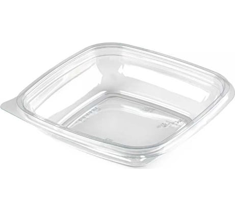 Контейнер ЮПЛАСТ ЮПК-1616 375 мл, 160х160х36 мм, прозрачный, PET, 25 шт. ЮУПМ6047