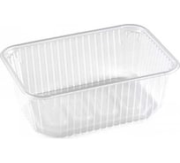 Контейнер ЮПЛАСТ 186x132 мм, 1000 мл, прозрачный, ПП, 100 шт. ЮУПМ0029