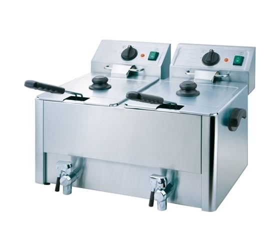 Фритюрница Viatto Commercial hdf8+8 158157