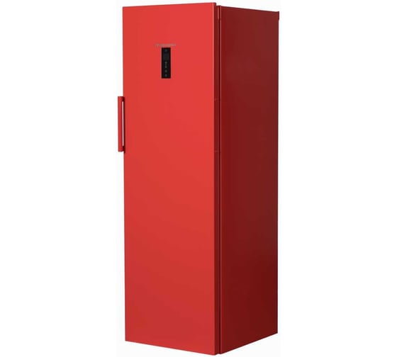 Вертикальный морозильник Delvento красный VF8301A+