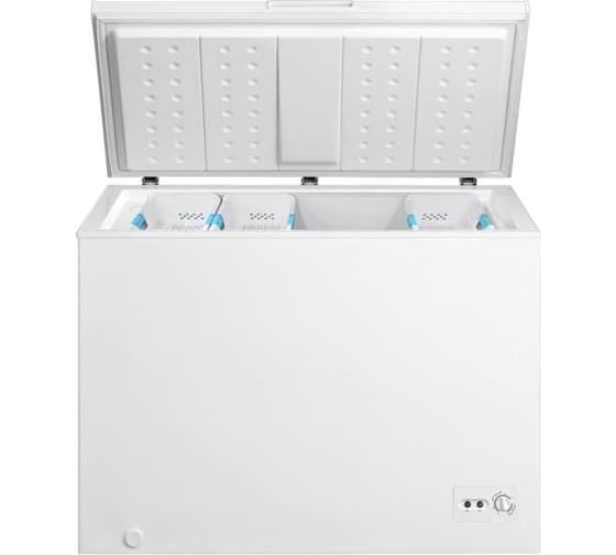 Морозильный ларь Centek 290 л, 1115x645x850 мм, пластиковое внутреннее покрытие, 2 в 1, 3 корзины, A+ CT-1789