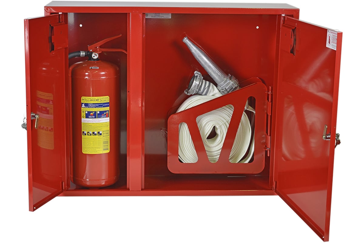 шкаф пожарный для двух пожарных кранов