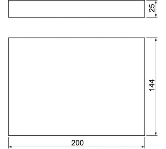 Огнестойкий вакуумный блок OBO Bettermann 200x144x25 мм 7202515