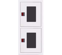 Встроенный открытый вертикальный шкаф ШПК-ДУБЛЬ-320-21 ВОВрБ евро-ручка, в=1340, ш=580, г=230, 2-ПК, белый Карелпожлиния НФ-00000489-Б НФ-00000690