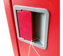 Навесной, открытый, горизонтальный шкаф Карелпожлиния ШПКО-КОМБИ-315 НОГБЕвро-ручка ВхШхГ 650х840х230 мм (1-ПК, 1 огнетушитель), цвет красный НФ-00000242-Б НФ-00000675