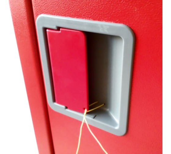 Навесной, открытый, горизонтальный шкаф Карелпожлиния ШПКО-КОМБИ-315 НОГБЕвро-ручка ВхШхГ 650х840х230 мм (1-ПК, 1 огнетушитель), цвет красный НФ-00000242-Б НФ-00000675