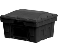 Ящик 250 л с крышкой и дозатором POLIMER GROUP цвет черный FB22501