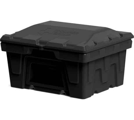 Ящик 250 л с крышкой и дозатором POLIMER GROUP цвет черный FB22501