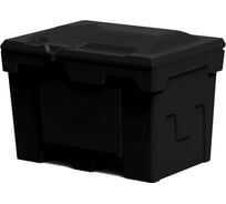 Ящик 500 л с крышкой POLIMER GROUP цвет черный FB15001