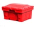 Ящик 250 л с крышкой POLIMER GROUP цвет красный FB12505 1