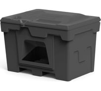 Ящик POLIMER GROUP 500 л, с крышкой и дозатором, цвет черный FB25001