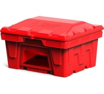 Ящик POLIMER GROUP 250 л, с крышкой и дозатором, цвет красный FB22505