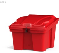 Ящик 220 л красный POLIMER GROUP FB2205